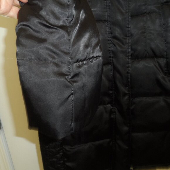 Esprit woman black coat with hoodie - Size M - Picture 14 of 16